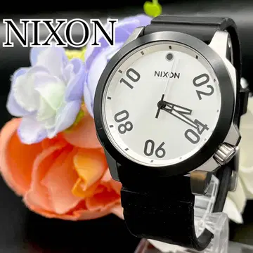 작동 손목시계 NIXON 닉슨 새 배터리 남성용 블랙 H93