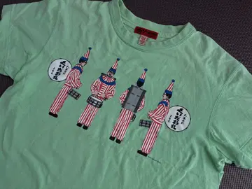 EVISU yamane 에비수 쿠이다오레 타로 콜라보 반팔 티셔츠