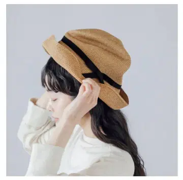 마츄아하 mature ha 박스 햇 블랙 리본