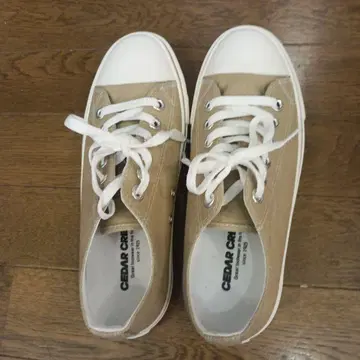 CEDAR CREST CC-9408W 베이지 스니커즈 24.0cm