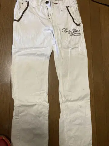 Body Glove 화이트 슬림핏 팬츠