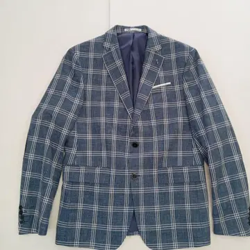 ZARA 체크 무늬 테일러드 자켓