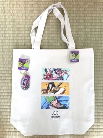 JOJO 스톤 오션 죠죠의 기묘한 모험 토트백 키링
