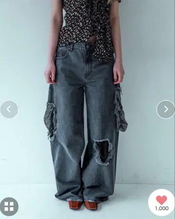 igi HIDDEN LACE CLASH DENIM 레이스 크러쉬 데님