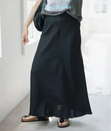 Spick&Span 린넨 플레어 스커트