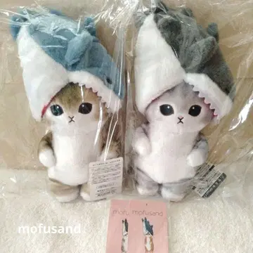 모프샌드 mofusand 물어뜯는 상어냥 포테타마 봉제 인형 2세트
