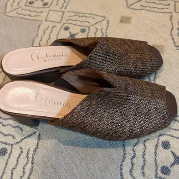 Artemis 다이애나 브라운 뮬 약 5cm 힐