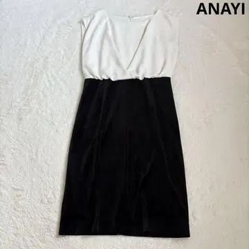 [새상품급] ANAYI 드레이프 도킹 원피스 벨로아 슬리브리스 이()소재