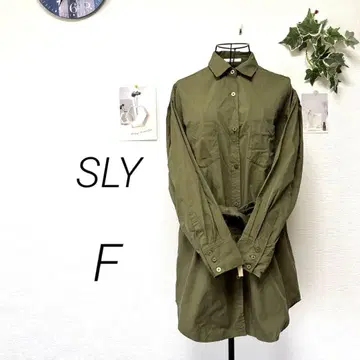 9724 SLY 슬라이 셔츠 원피스 튜닉 F 무지 캐주얼