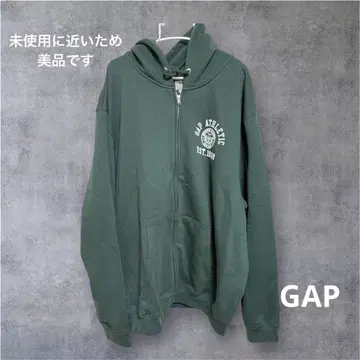 GAP 다크 그린 집업 후드티