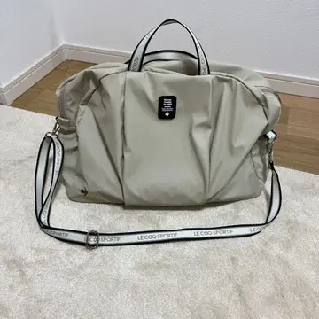 LE COQ SPORTIF 베이지 보스턴 백 2way 새상품