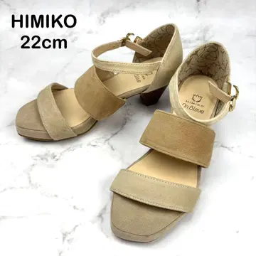 [ 새상품급 ] HIMIKO 히미코 스트랩 샌들 22 스웨이드 바이컬러