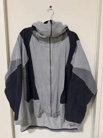 BALMUNG 하이넥 후드티 데님