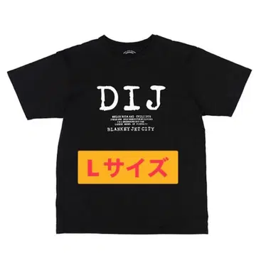 블랑키 제트 시티 DIJ 티셔츠 L 블랙 팝업 BJC