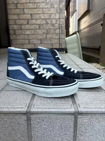 Vans Sk8-Hi 네이비/블루 하이컷 스니커즈