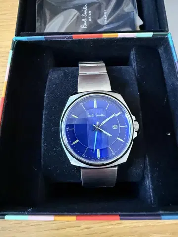 Paul Smith 파란색 다이얼 시계