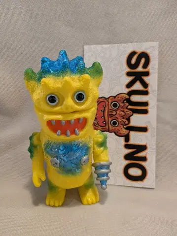 RAi Sofubi SKULLNO 2nd ver. 옐로우 컬러 성형