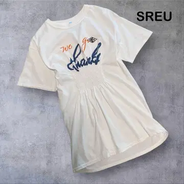 SREU 프론트 개더 리메이크 티셔츠