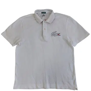 LACOSTE 익스클루시브 에디션 피케 셔츠 빅 로고 사이즈 3