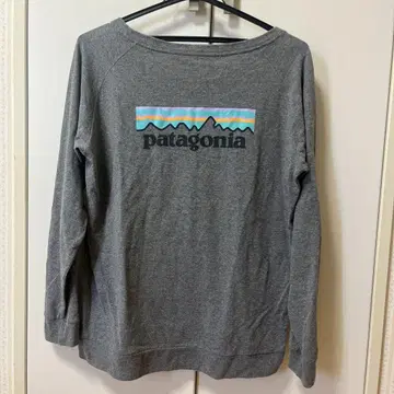 patagonia 그레이 긴팔 티셔츠 여성용 일본 사이즈 M