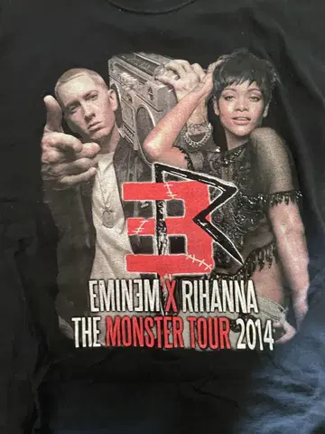 Eminem x Rihanna 2014 투어 T셔츠 에미넴