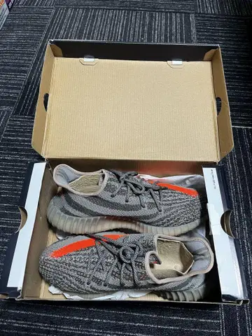 Yeezy Boost 350 V2 그레이/오렌지
