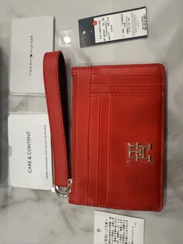 TOMMY HILFIGER 레드 카드 케이스