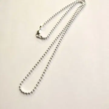 실버 925 볼 체인 목걸이