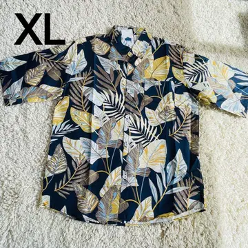 리조트 알로하 셔츠 XL 빅 사이즈 넉넉한 핏 축제 반팔 셔츠 시원한