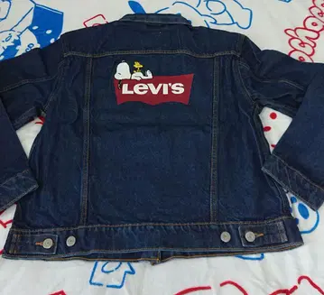 Levi's 스누피 자수 데님 재킷