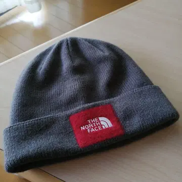 THE NORTH FACE 그레이 니트 모자