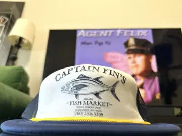Captain Fin 캡틴핀 서핑 메쉬캡 화이트