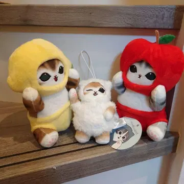 모프 샌드 사과 레몬 봉제 인형 마스코트