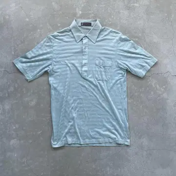 made in italy sheer design knit polo