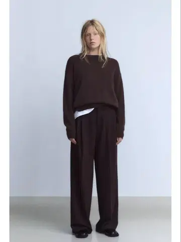 ZARA 자라 더블 플리츠 팬츠