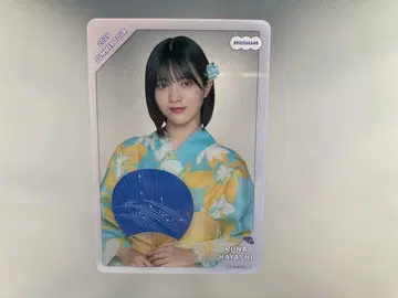 하야시 루나 노기자카46 구매 혜택 C상 개별 클리어 카드 8월 ver