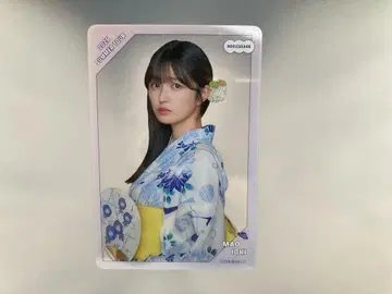 이오키 마오 노기자카46 구매 혜택 C상 개별 클리어 카드 8월 ver.