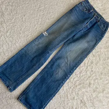 LEVIS 데미지 데님 블루 W29 캐주얼 스타일리쉬 돌려입기