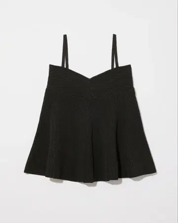 eaphi RIB KNIT 뷔스티에 블랙