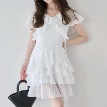 dazzlin 배리에 풀루이드 미니 원피스 S 사이즈