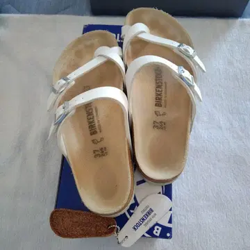 BIRKENSTOCK 마야리 화이트 레귤러 24.0cm 37