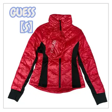새상품급 GUESS 다운 자켓 2way 후드 복조리 포함 [ S ]