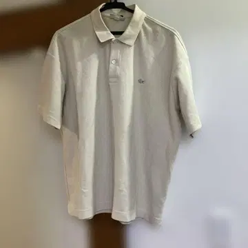 LACOSTE 유나이티드 애로우즈 별주 베이지 니트 피케 셔츠