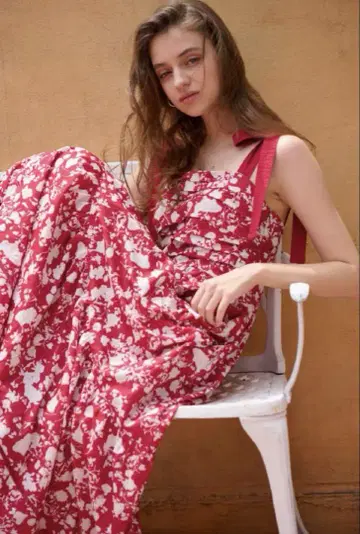 Estella.K Sandra Floral-print long dress