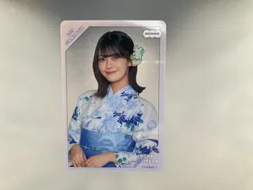 오쿠다 이로하 노기자카46 구매 혜택 C상 개별 클리어 카드 8월 ver