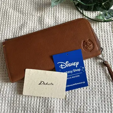 새상품 Disney 다코타 미키마우스 소가죽 장지갑 귀중