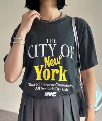 GOOD ROCK SPEED: NYC CITY 로고 TEE 티셔츠