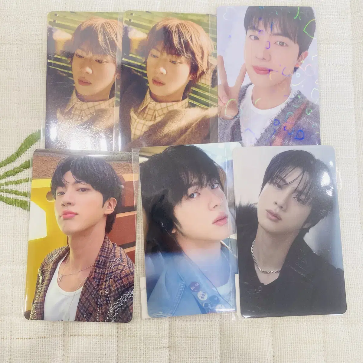 BTS JIN HAPPY JPFC特典 6セット BTS Jin Happy Ecco ld unreleased photocard 6-piece set JIN