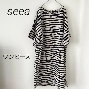 seea 원피스 보더 M 사이즈
