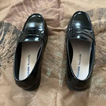 HAWKINS 워셔블 블랙 로퍼 3E 25.5cm